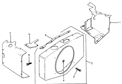 Baffles And Shroud Diagram and Parts List for 1811 1812-756300-799999-146782100-146784100-147660100-147670100-147720100-148660100-148670100-149660100-149670100 Cub Cadet Lawn Tractor
